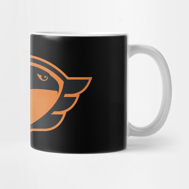 Furious Falcons | Hockey Team Logo | Black Falcon by FantasySportsSpot